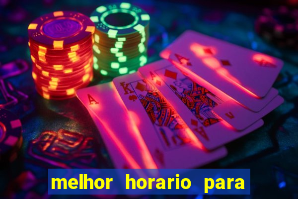 melhor horario para jogar fortune rabbit